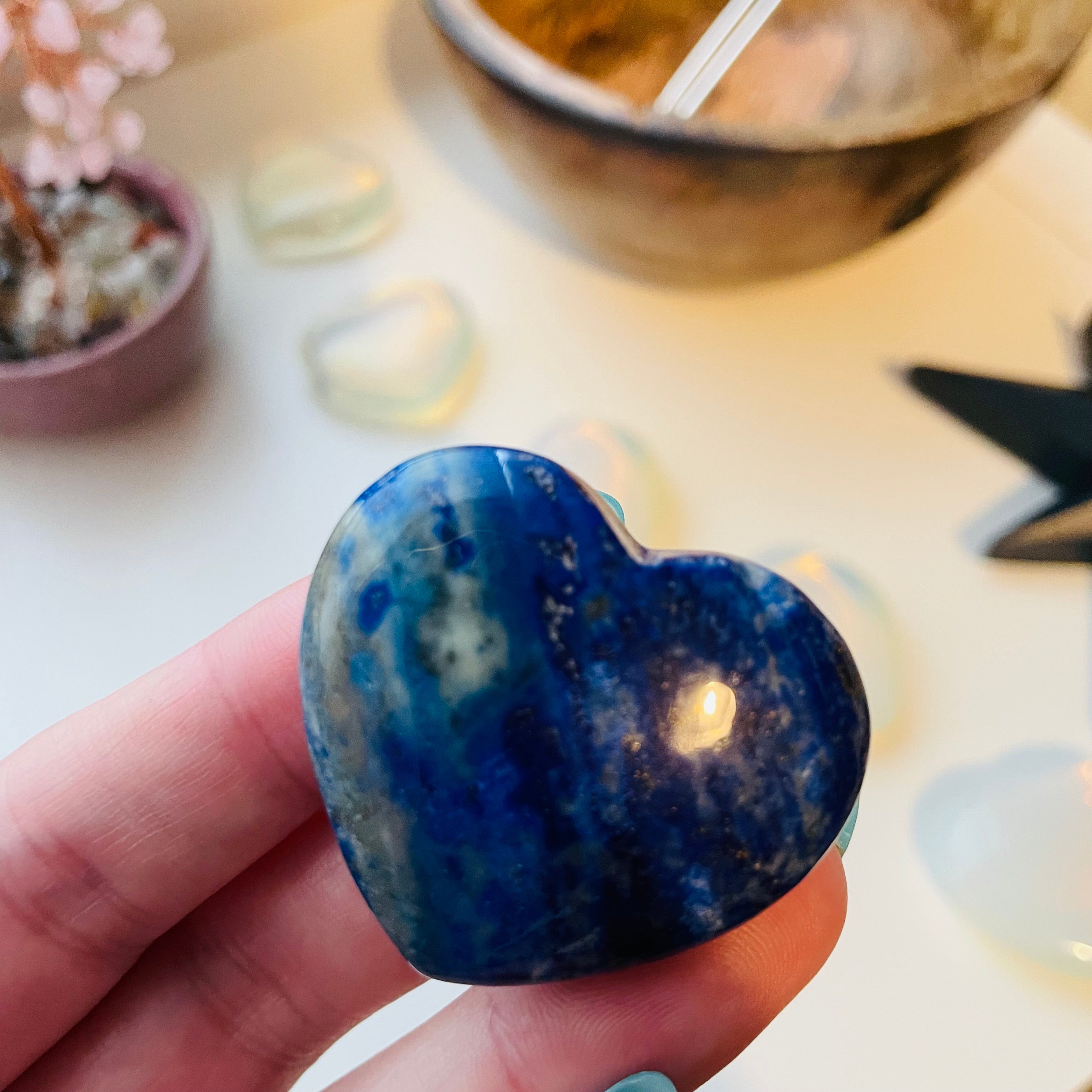 Lapis Lazuli Heart