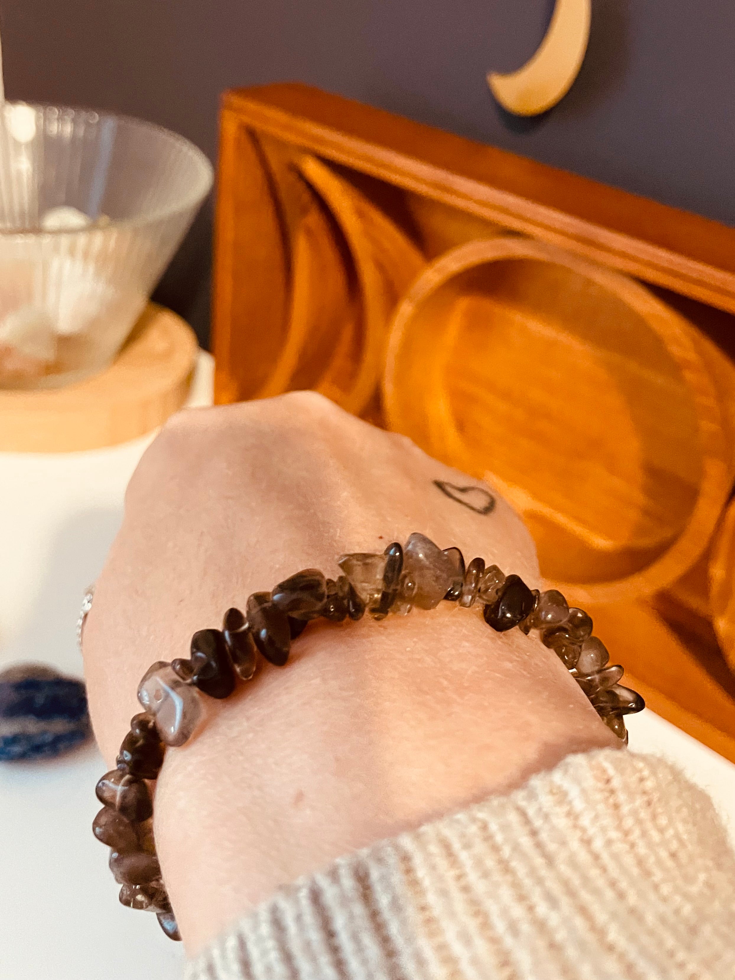 Smoky quartz bracelet