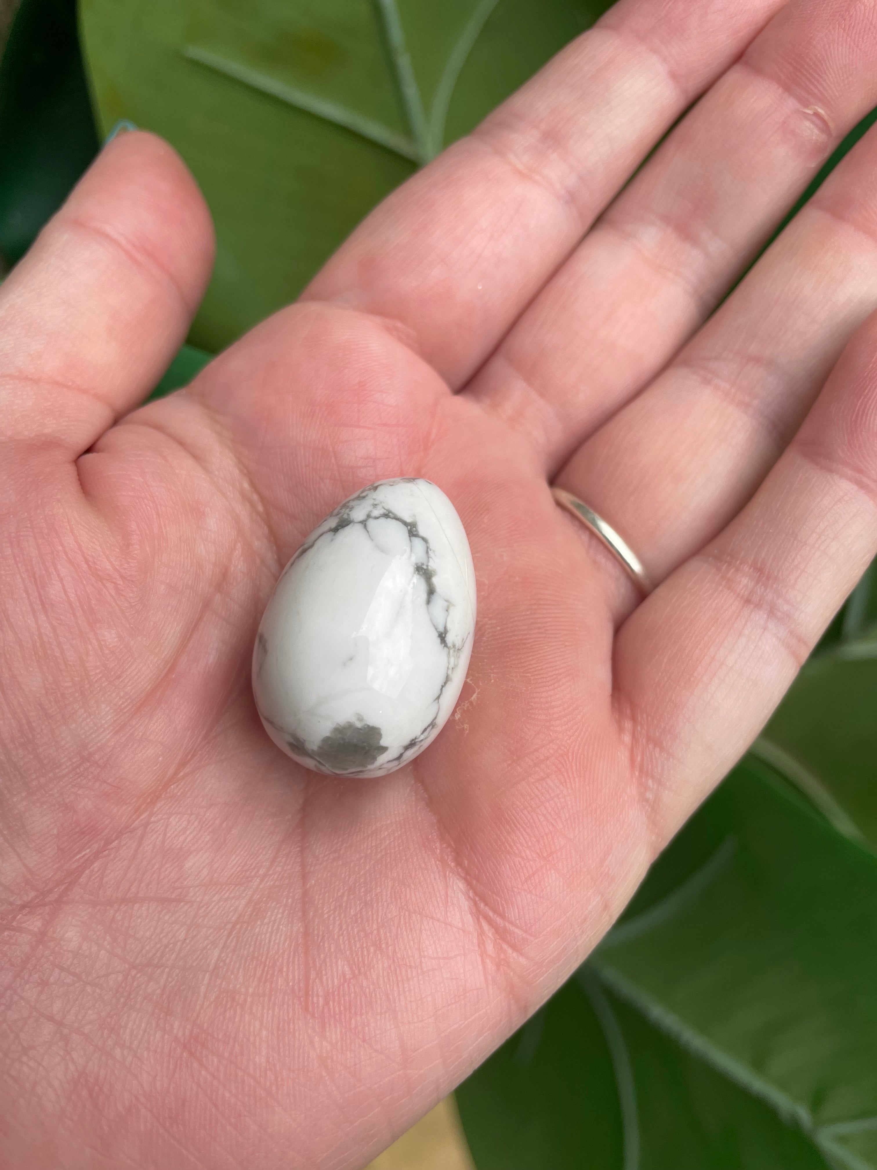 Howlite mini egg