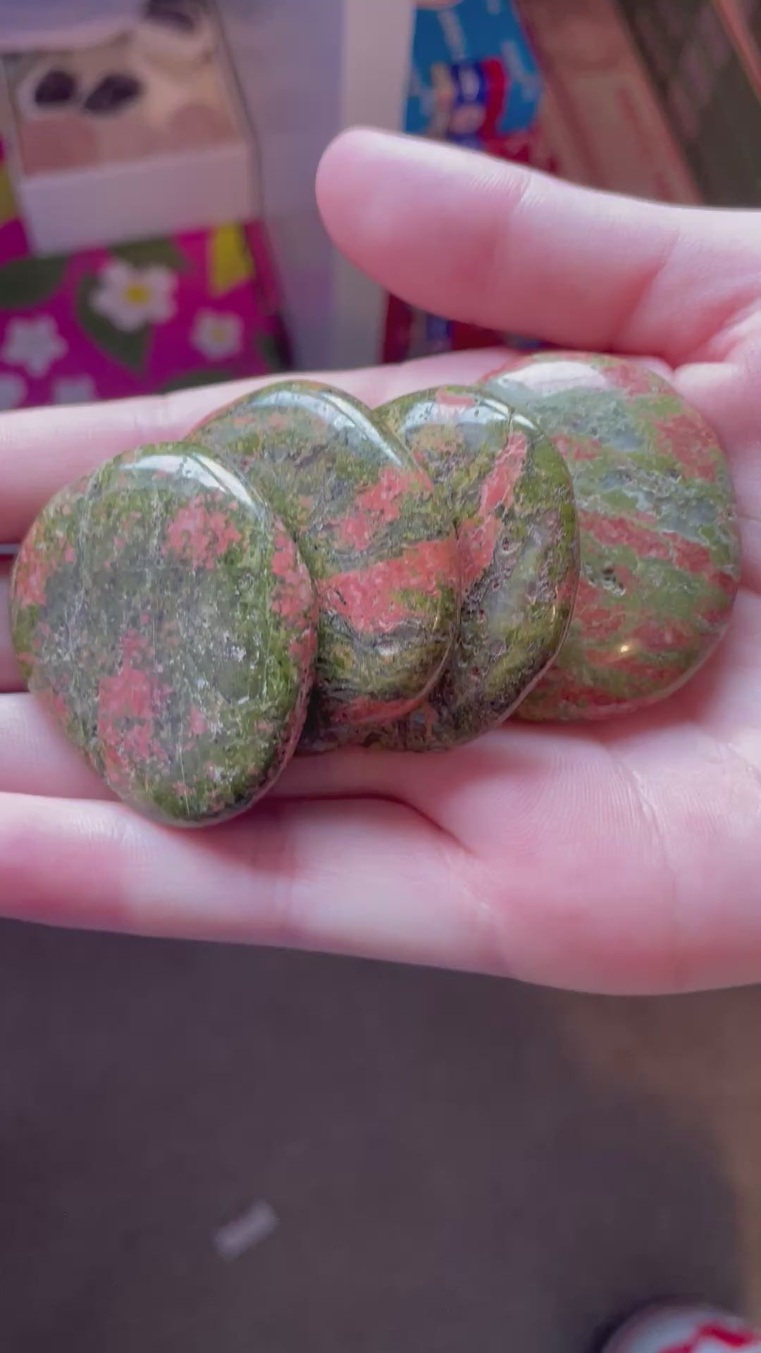Unakite stone